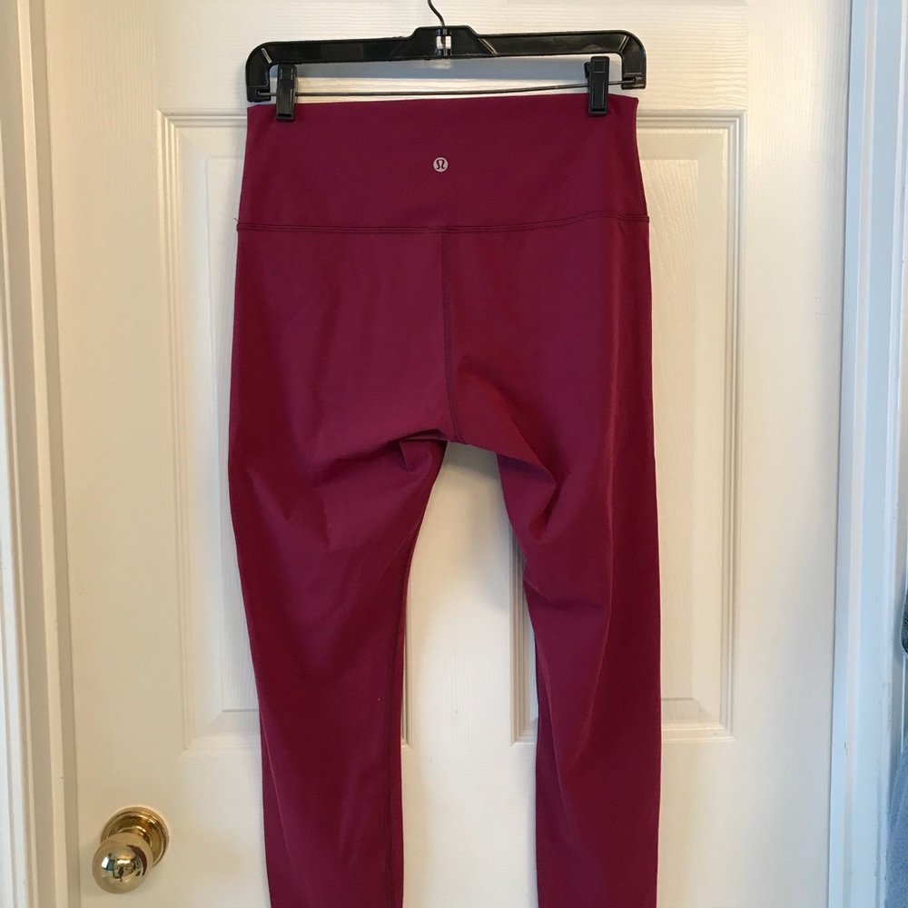 Lululemon wunder under tights; short length